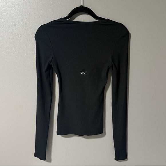 ALO Ribbed Modal Long Sleeve - Picture 4 of 4